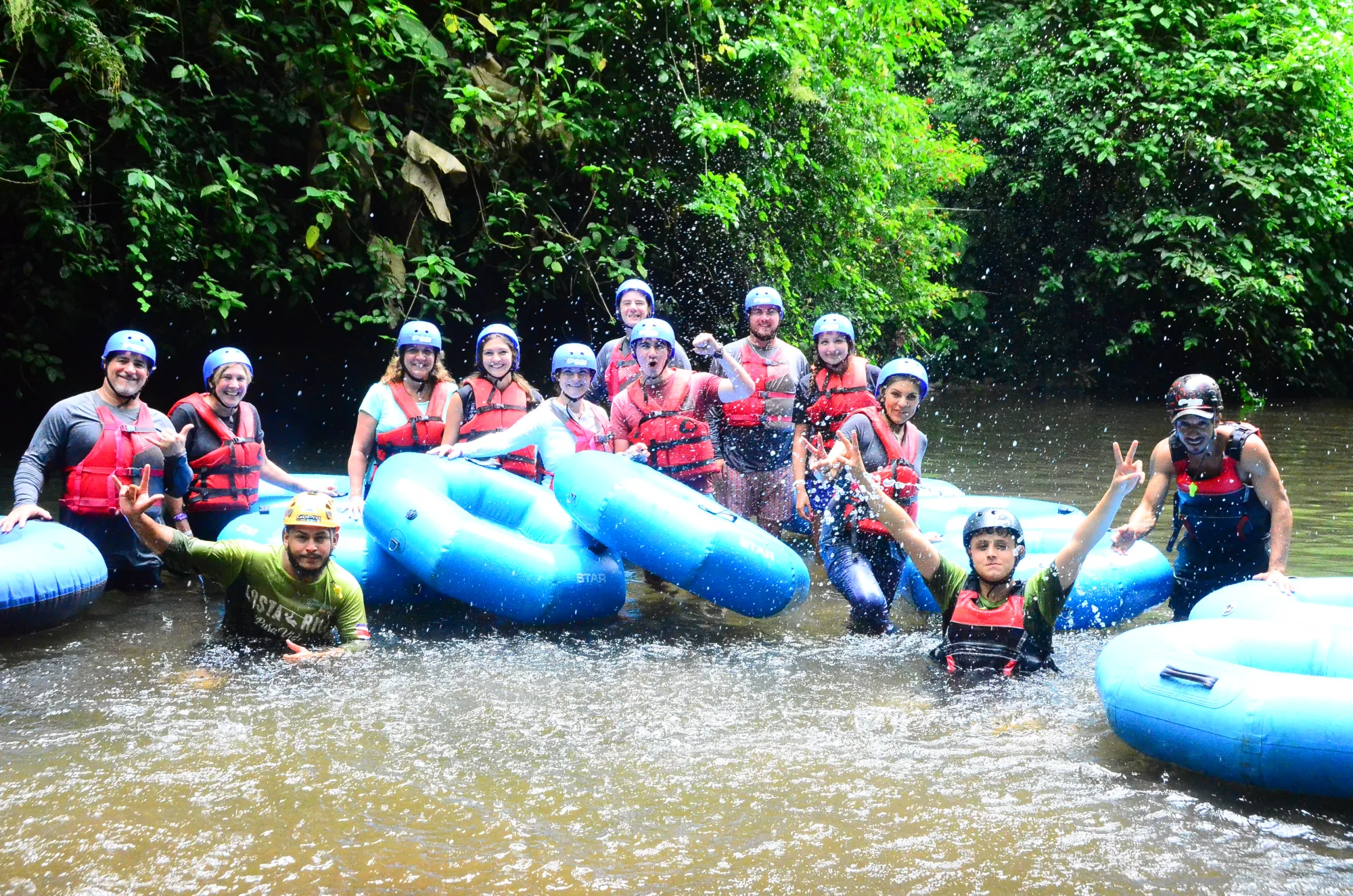 Tubing Arenal River + Horseback Ride + Hot Springs
